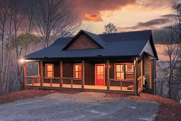 2 Acres of Residential Land with Home for Sale in Ellijay, Georgia