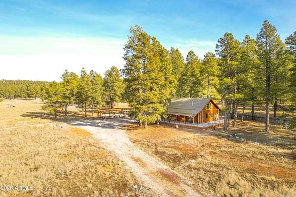 23.5 Acres of Recreational Land with Home for Sale in Happy Jack, Arizona