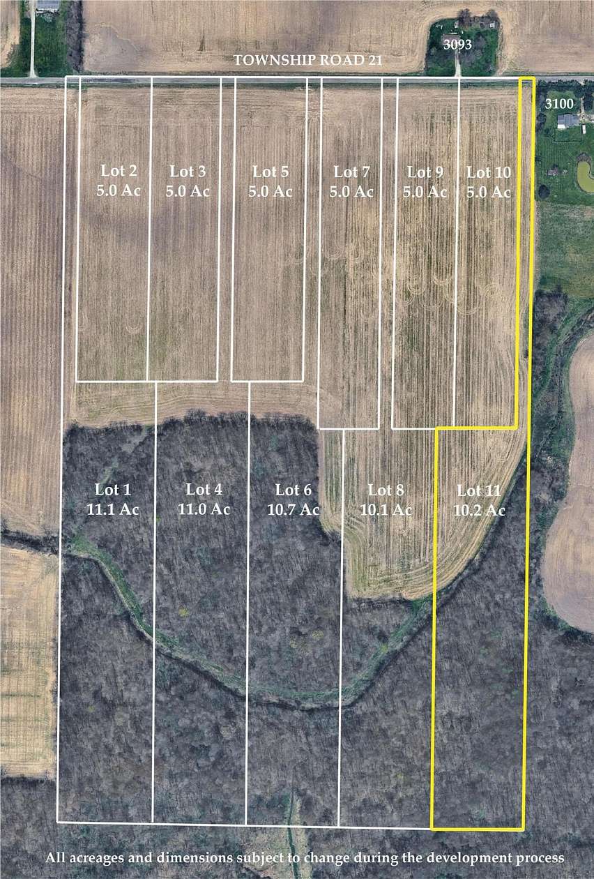 10.2 Acres of Land for Sale in Marengo, Ohio