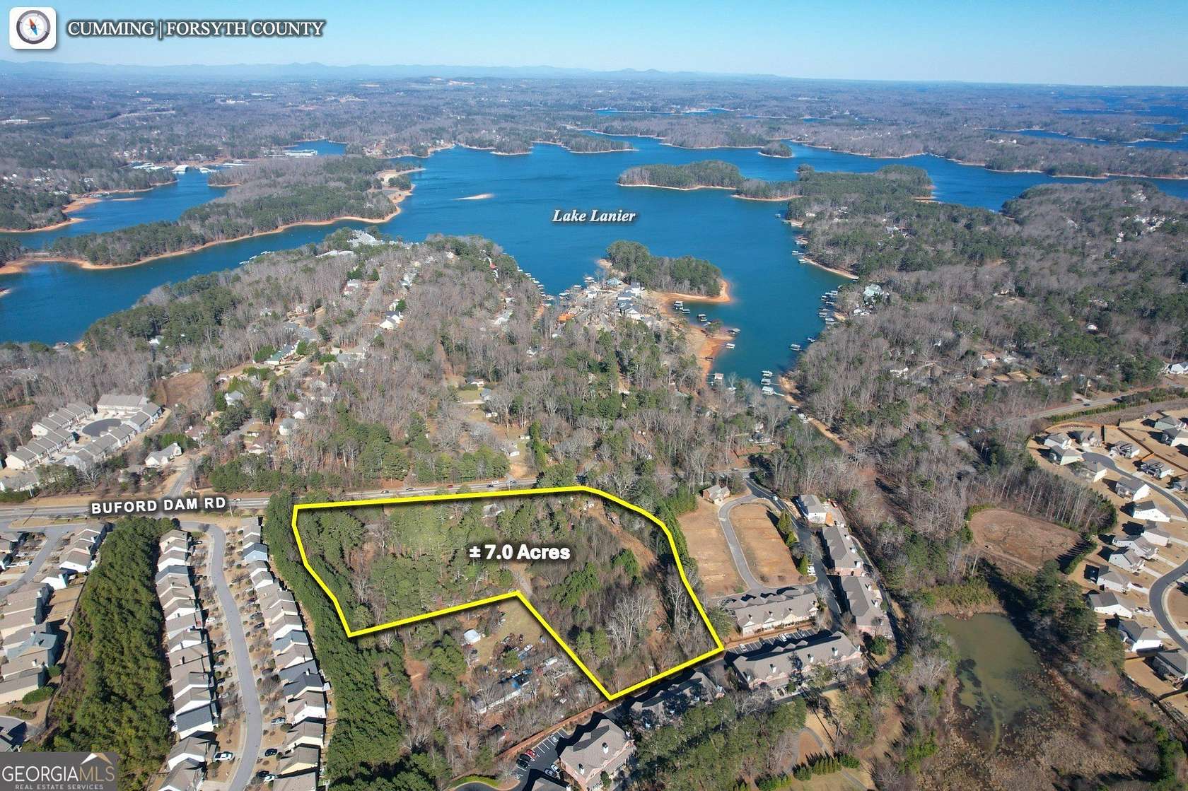 7 Acres of Mixed-Use Land for Sale in Cumming, Georgia