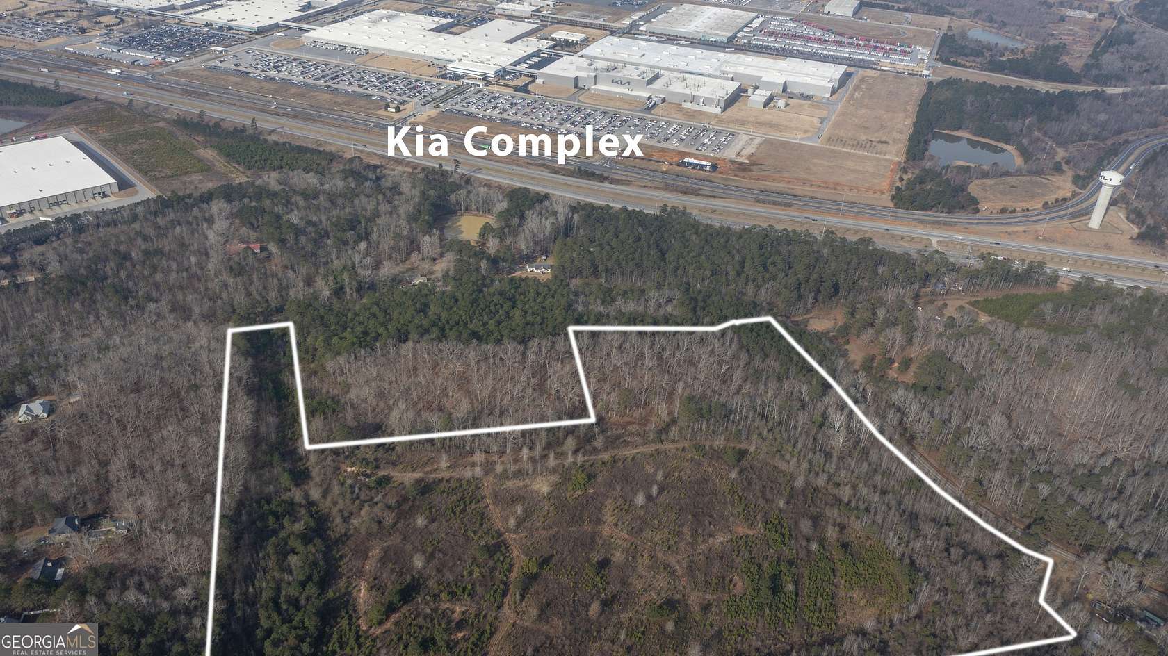 38.2 Acres of Commercial Land for Sale in West Point, Georgia