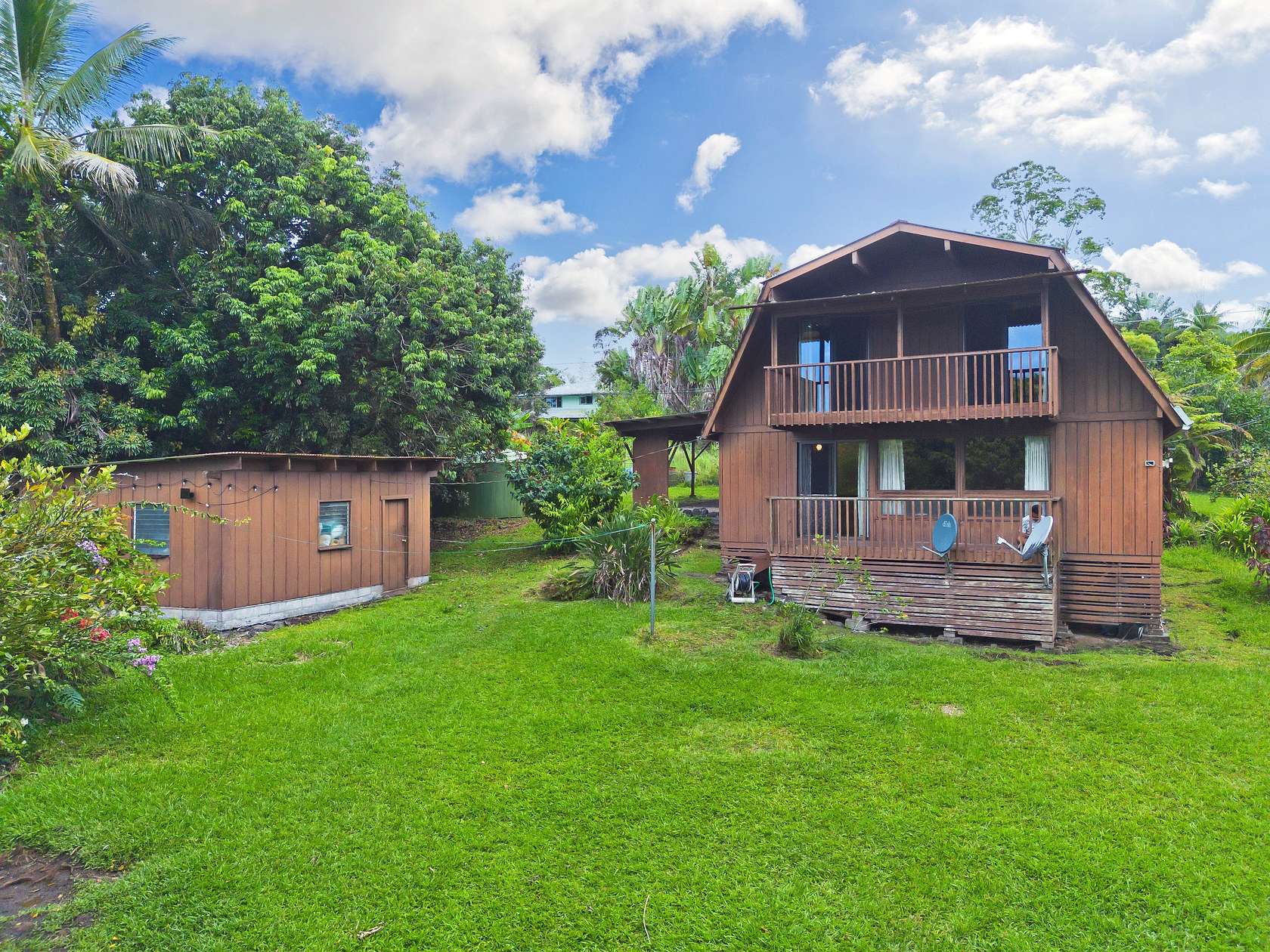 3 Acres of Residential Land with Home for Sale in Mountain View, Hawaii