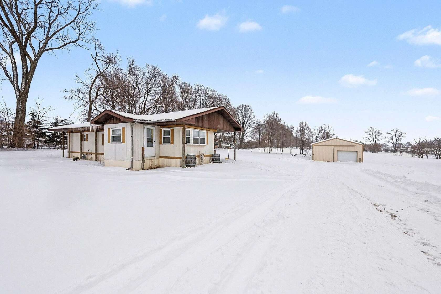 3.35 Acres of Residential Land with Home for Sale in Allegan, Michigan