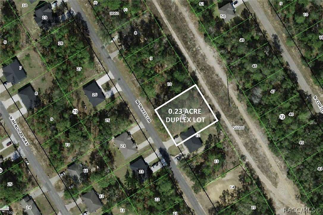 0.23 Acres of Residential Land for Sale in Citrus Springs, Florida