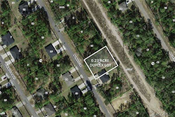 0.23 Acres of Residential Land for Sale in Citrus Springs, Florida