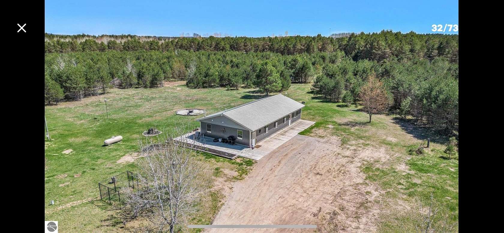 5 Acres of Land with Home for Sale in Fife Lake, Michigan