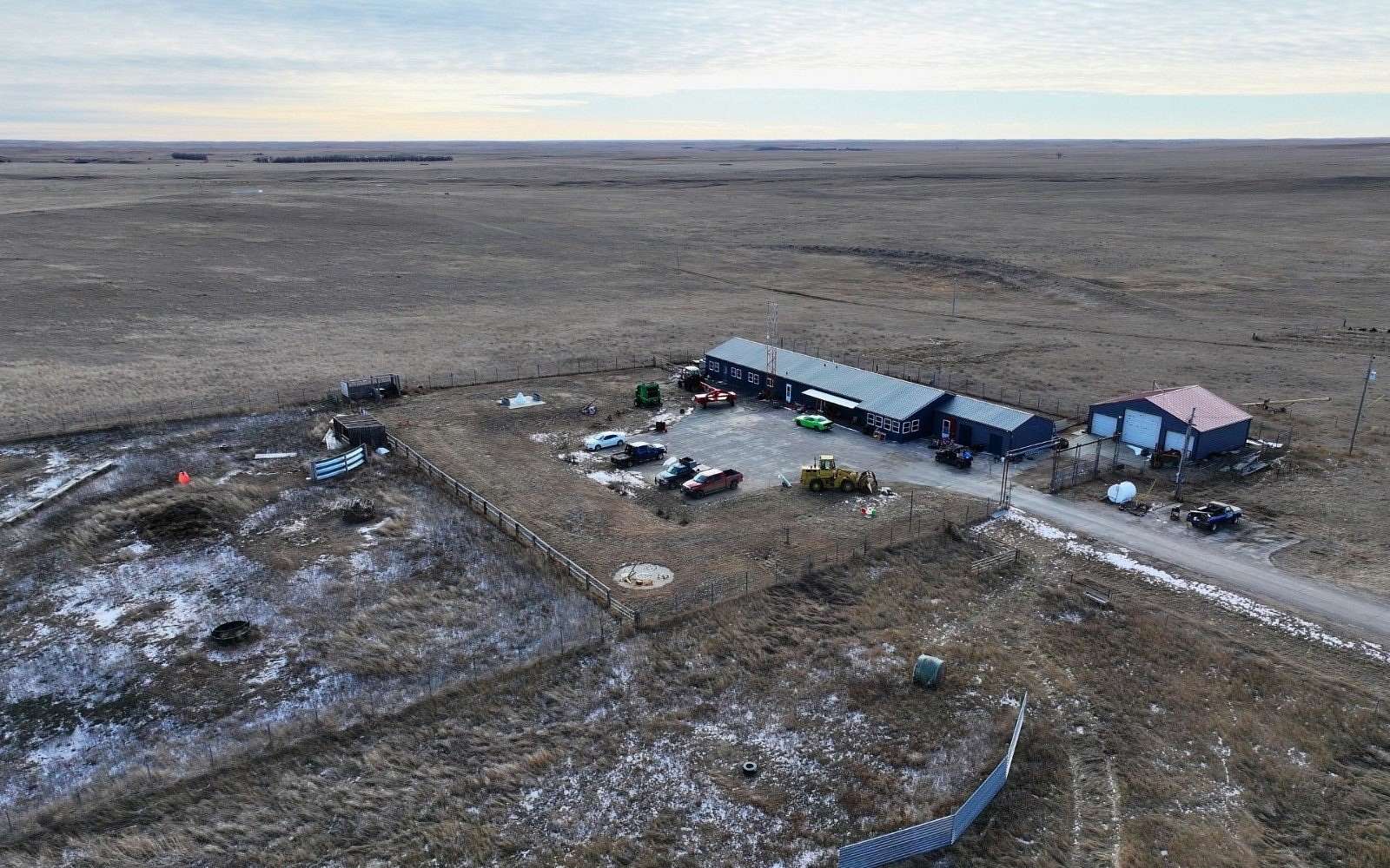 440 Acres of Agricultural Land with Home for Sale in Opal, South Dakota