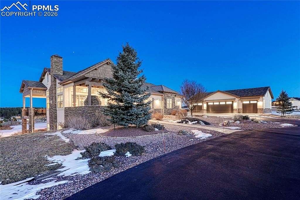 2.5 Acres of Residential Land with Home for Sale in Colorado Springs, Colorado