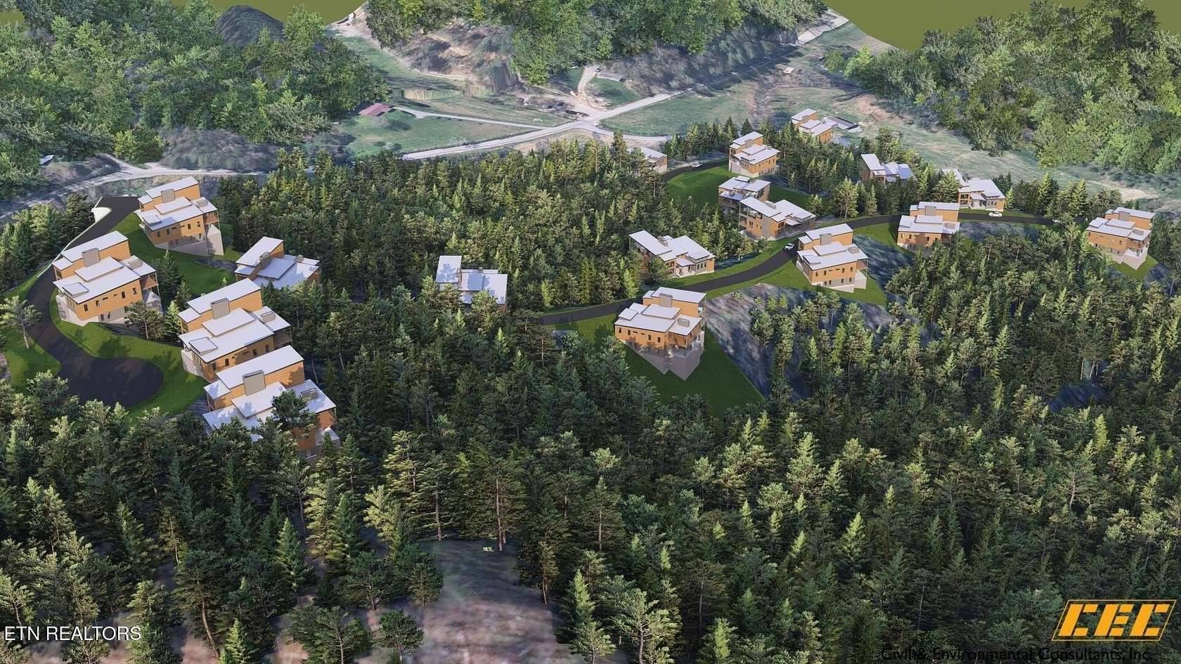 44.4 Acres of Recreational Land for Sale in Sevierville, Tennessee