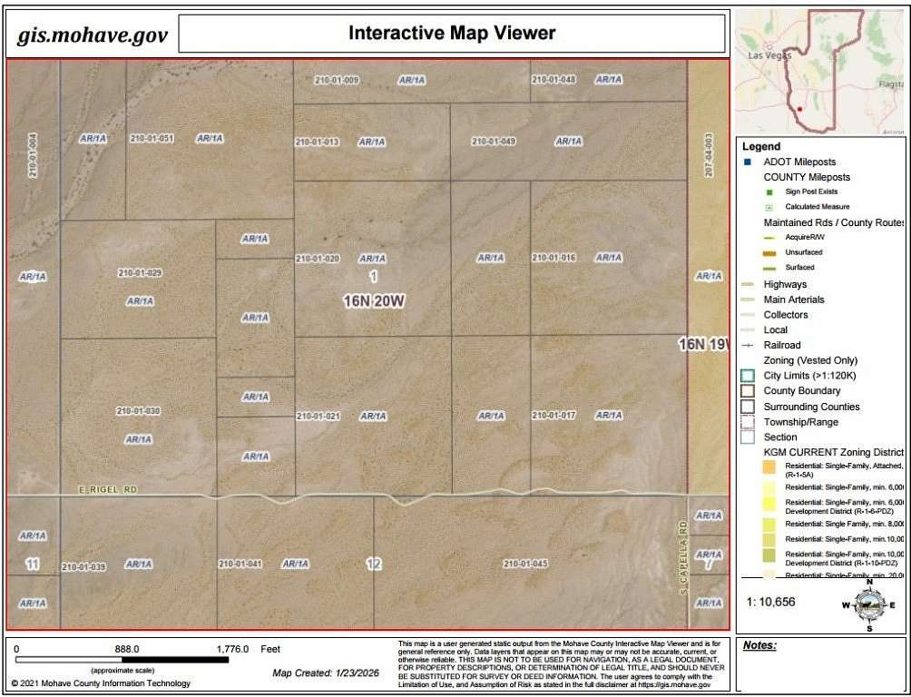 40 Acres of Recreational Land for Sale in Topock, Arizona