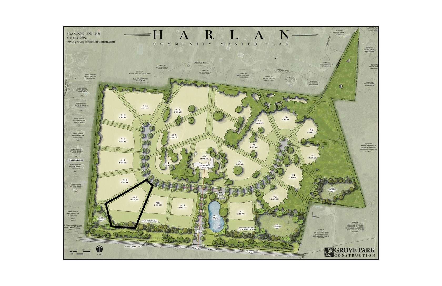 2.39 Acres of Residential Land for Sale in Brentwood, Tennessee