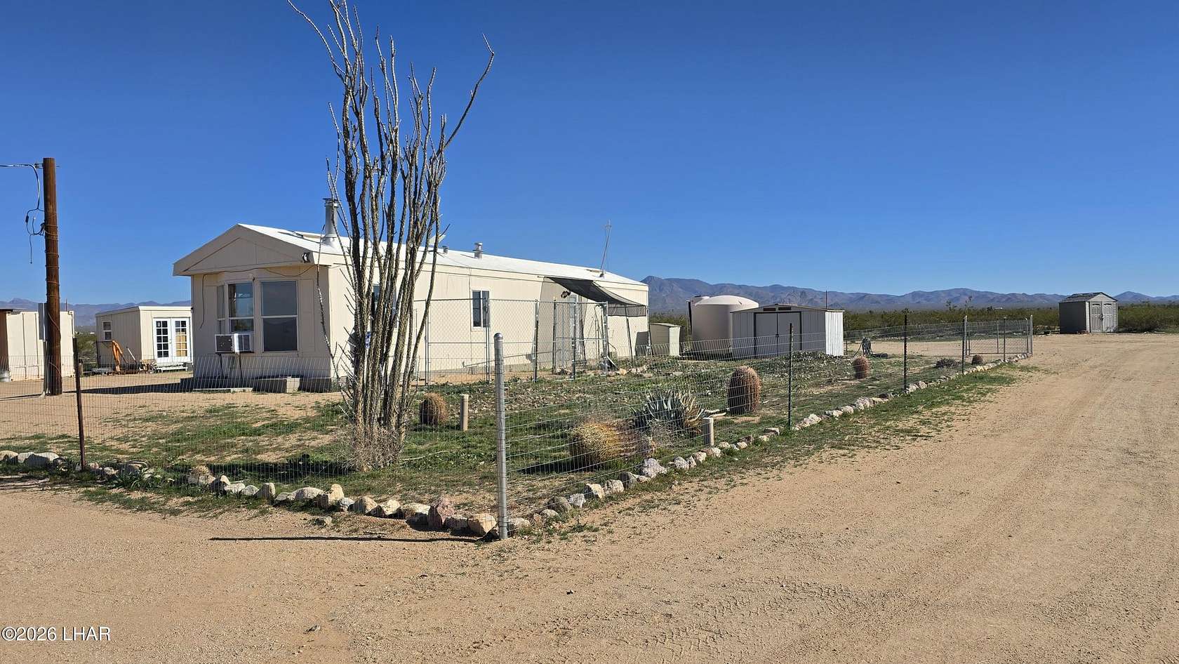 40.2 Acres of Recreational Land with Home for Sale in Yucca, Arizona