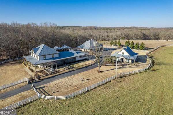 60 Acres of Land with Home for Sale in Commerce, Georgia