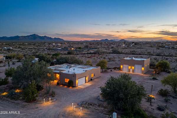 2 Acres of Residential Land with Home for Sale in Tonopah, Arizona