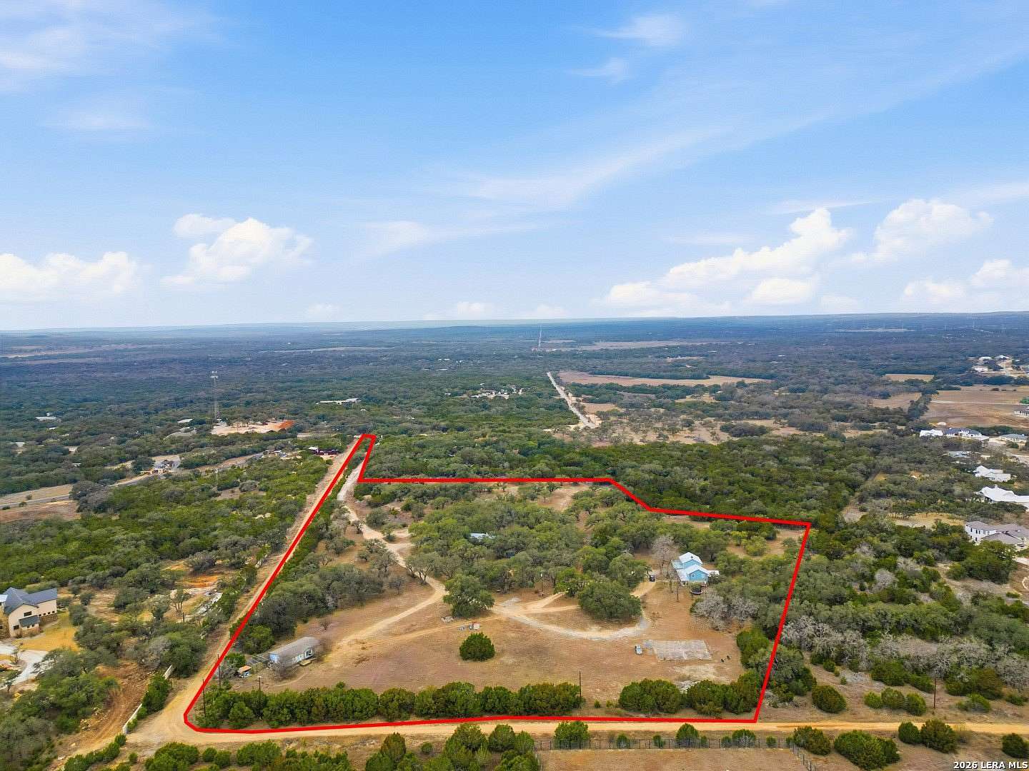 16 Acres of Land with Home for Sale in Bulverde, Texas