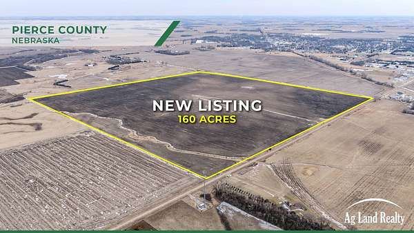 160 Acres of Agricultural & Residential Land for Sale in Pierce, Nebraska