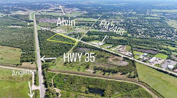 8 Acres of Mixed-Use Land for Sale in Alvin, Texas