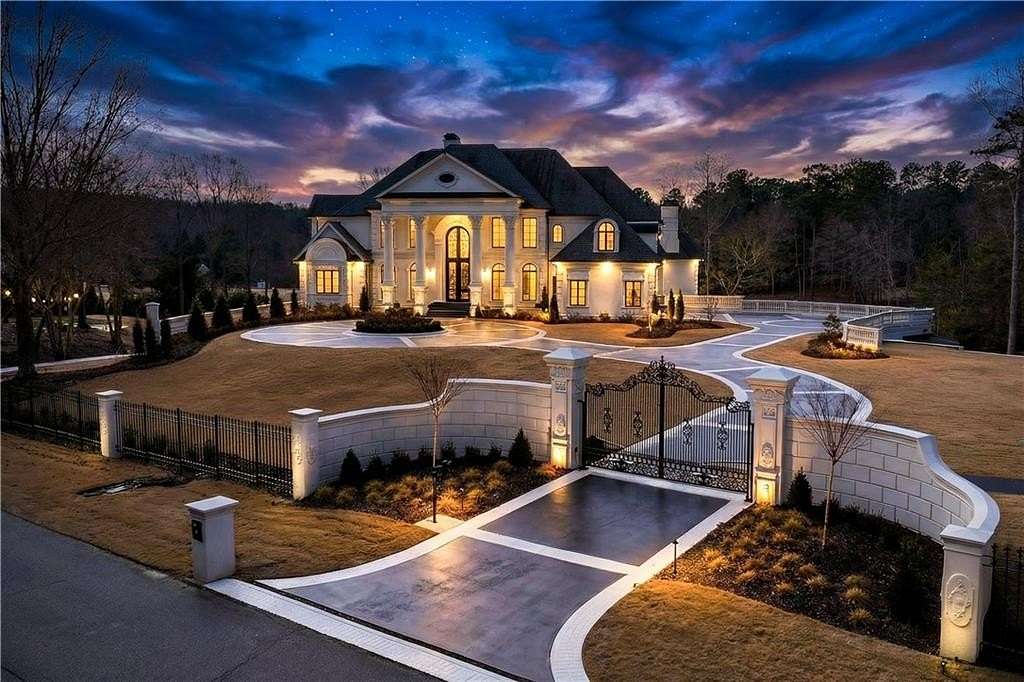 5 Acres of Residential Land with Home for Sale in Alpharetta, Georgia