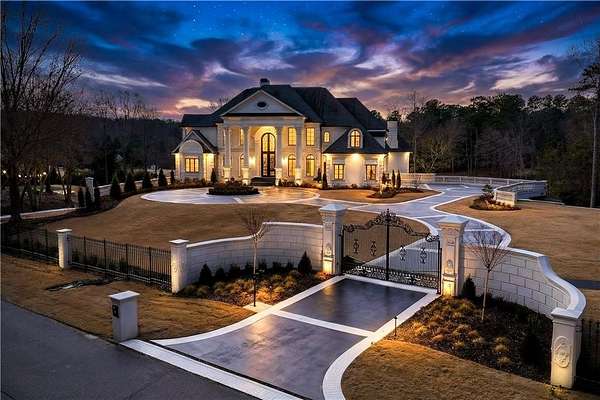 5 Acres of Residential Land with Home for Sale in Alpharetta, Georgia