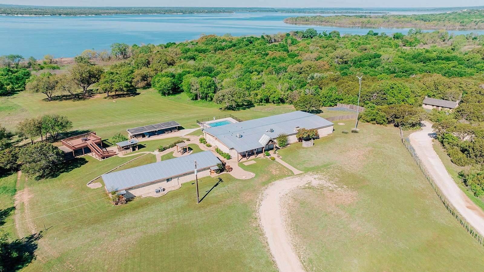 14 Acres of Land with Home for Sale in Whitney, Texas