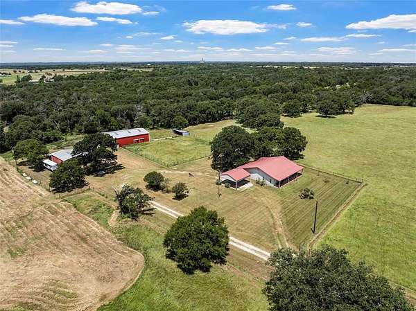 67.4 Acres of Agricultural Land with Home for Sale in Mexia, Texas