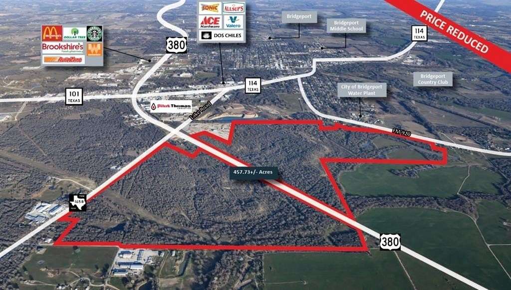 458 Acres of Agricultural Land for Sale in Bridgeport, Texas