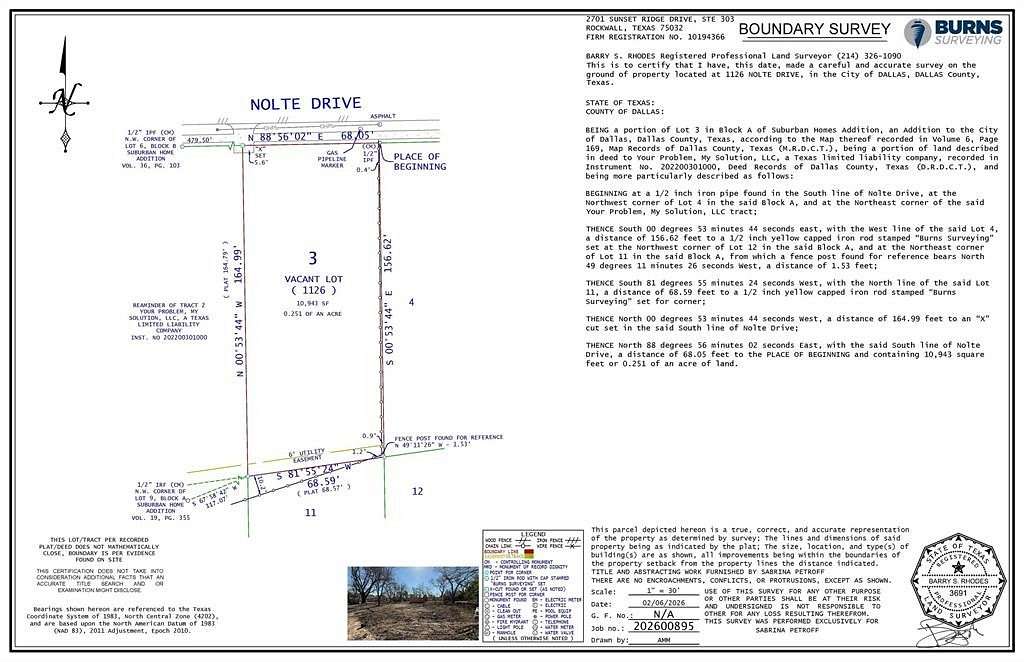 0.25 Acres of Residential Land for Sale in Dallas, Texas