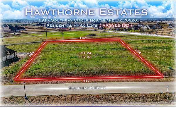 1.1 Acres of Residential Land for Sale in Northlake, Texas