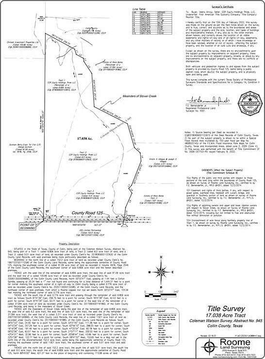 17 Acres of Commercial Land for Sale in McKinney, Texas
