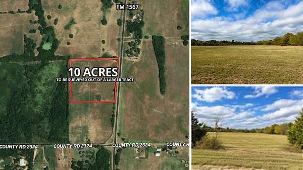 10 Acres of Residential Land for Sale in Como, Texas