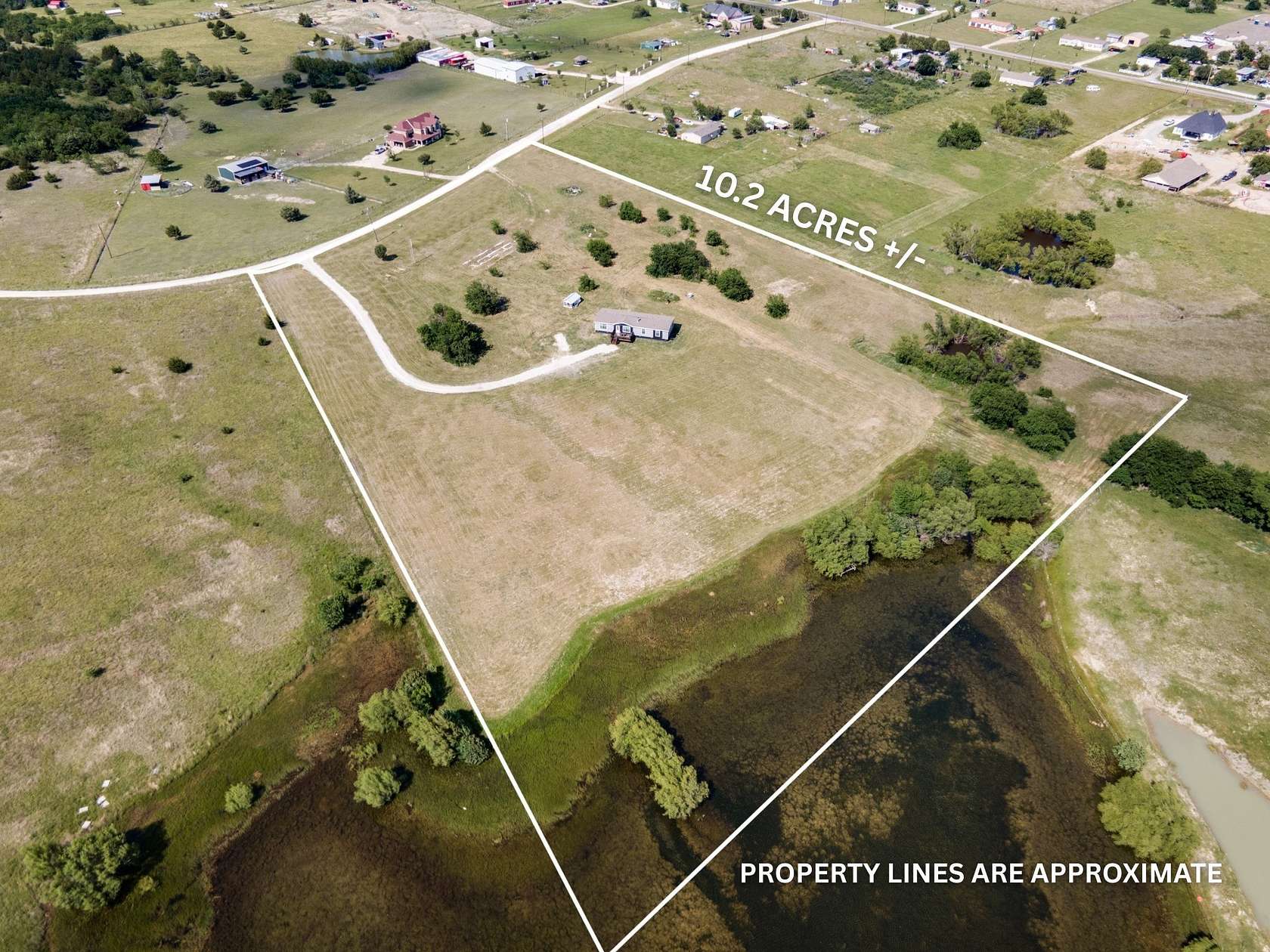 10.2 Acres of Land with Home for Sale in Nevada, Texas