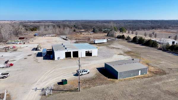 13.8 Acres of Improved Commercial Land for Auction in Tecumseh, Oklahoma