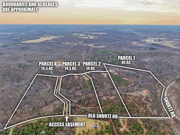 40 Acres of Recreational Land with Home for Sale in New Plymouth, Ohio