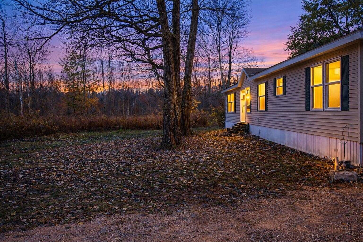 10 Acres of Residential Land with Home for Sale in Morley, Michigan