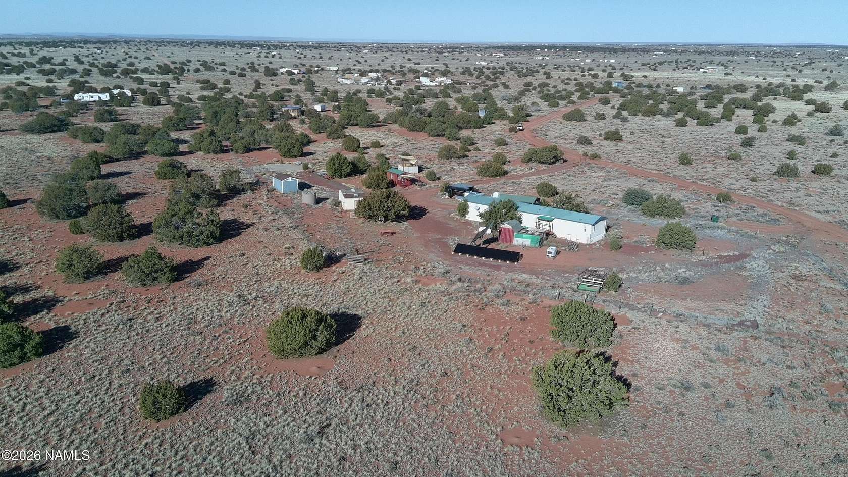 3 Acres of Residential Land with Home for Sale in Williams, Arizona