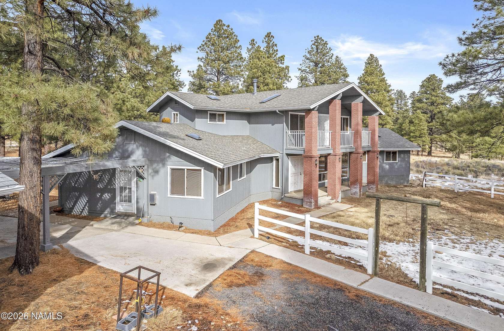 5 Acres of Residential Land with Home for Sale in Flagstaff, Arizona