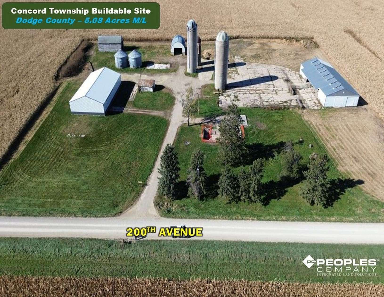 5 Acres of Agricultural Land for Sale in West Concord, Minnesota