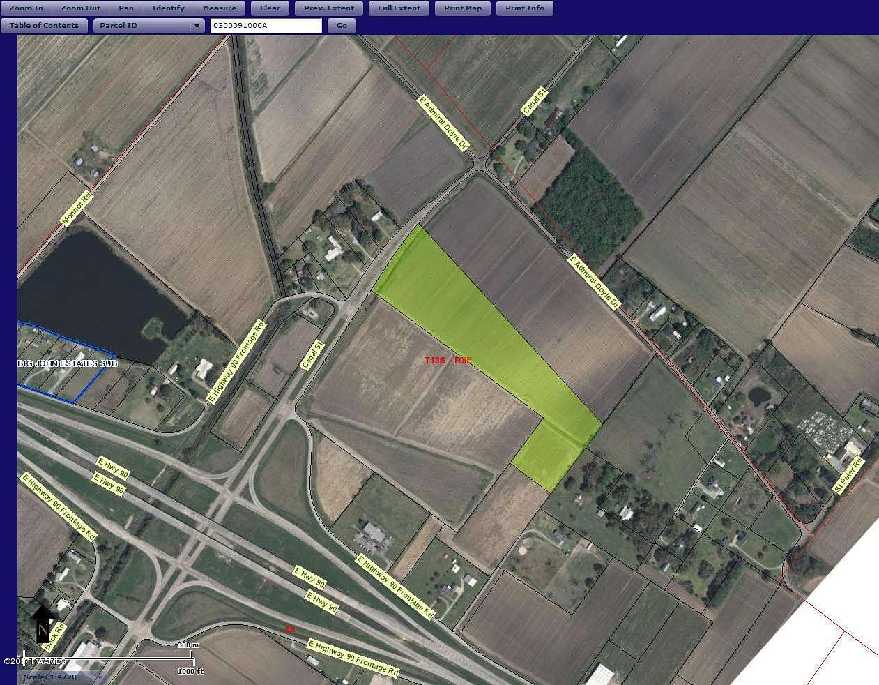 15.2 Acres of Commercial Land for Sale in Jeanerette, Louisiana