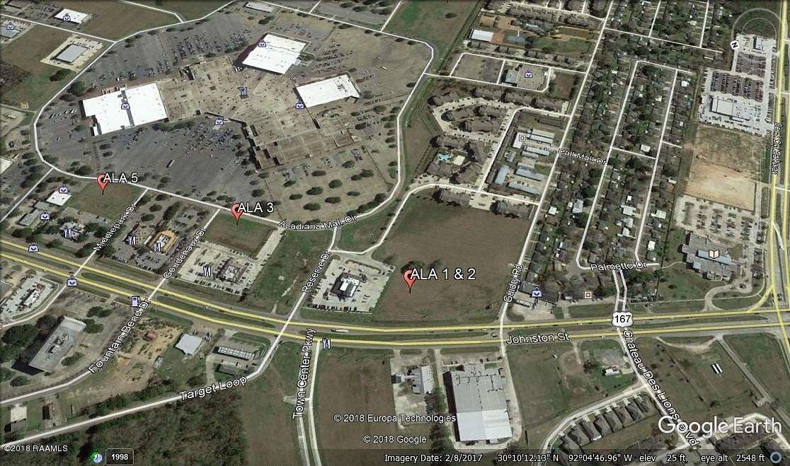 1.74 Acres of Commercial Land for Sale in Lafayette, Louisiana