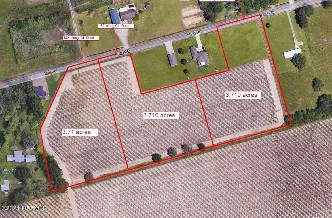 3.7 Acres of Residential Land for Sale in Maurice, Louisiana