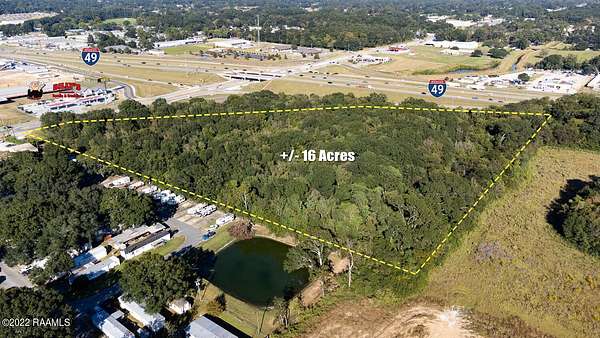 16.3 Acres of Land for Sale in Lafayette, Louisiana