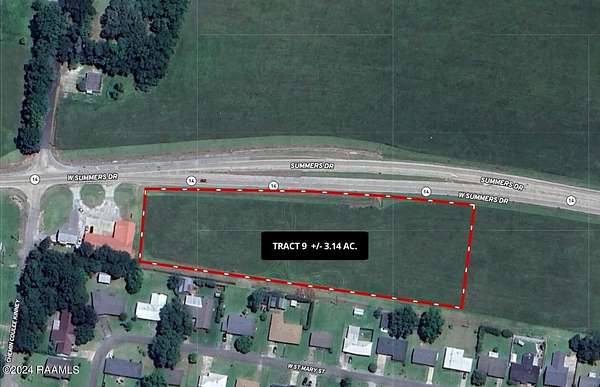 3.14 Acres of Commercial Land for Sale in Abbeville, Louisiana