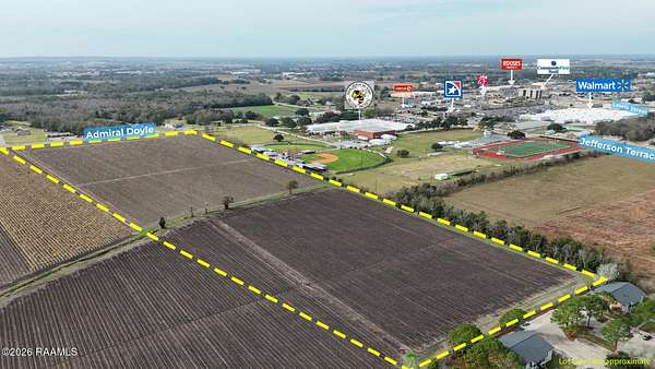 32.5 Acres of Mixed-Use Land for Sale in New Iberia, Louisiana
