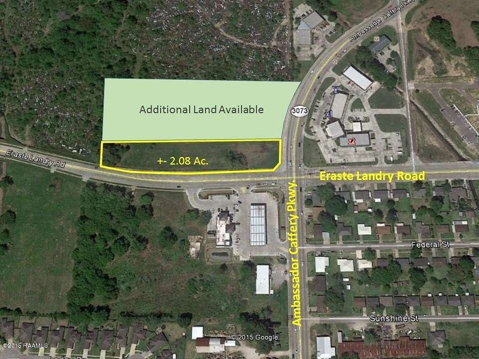 2 Acres of Commercial Land for Sale in Lafayette, Louisiana