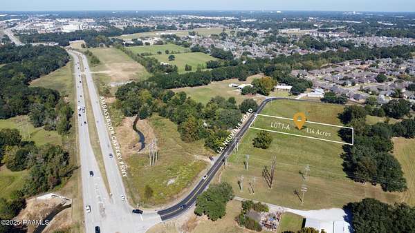 1.14 Acres of Commercial Land for Sale in Lafayette, Louisiana