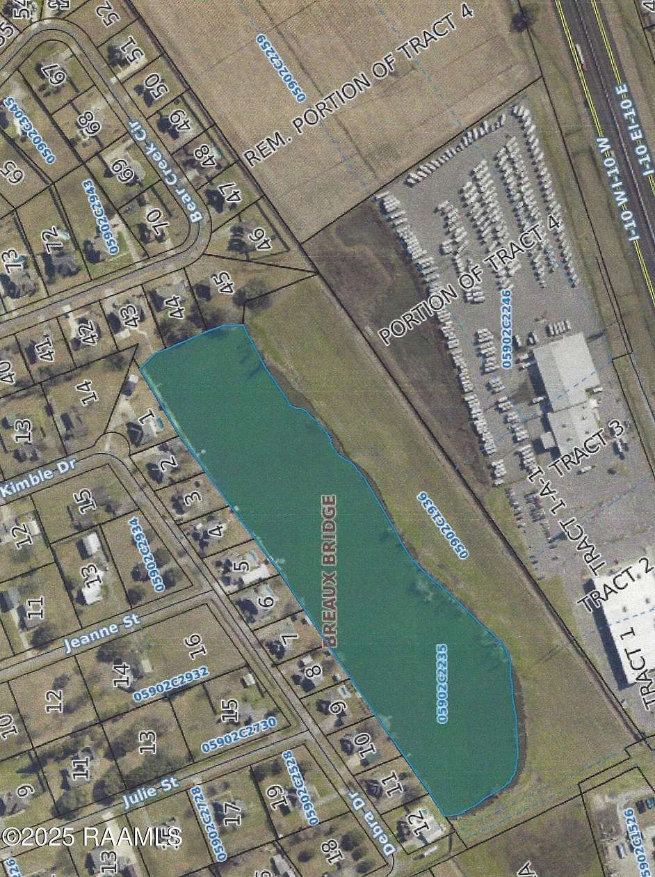 50 Acres of Land for Sale in Breaux Bridge, Louisiana