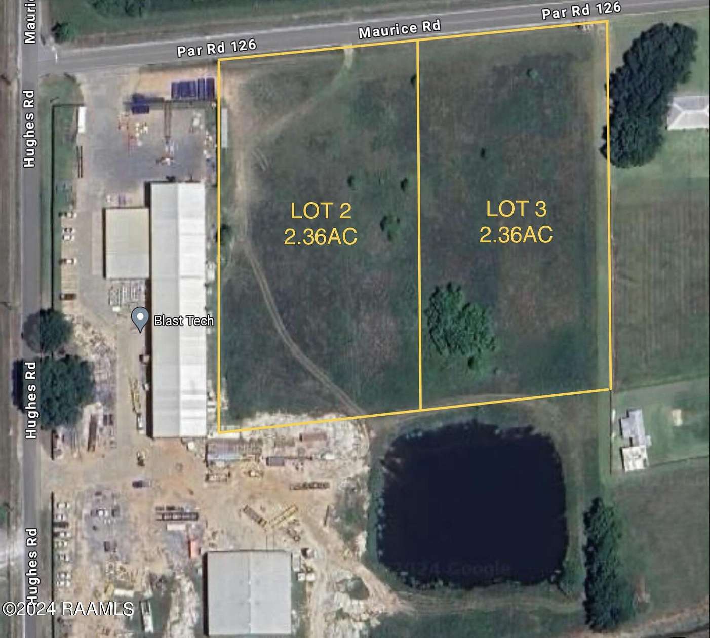 2.36 Acres of Commercial Land for Sale in Broussard, Louisiana
