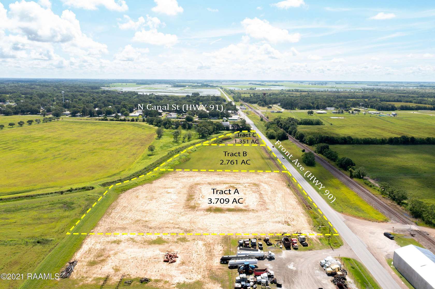3.7 Acres of Commercial Land for Sale in Estherwood, Louisiana