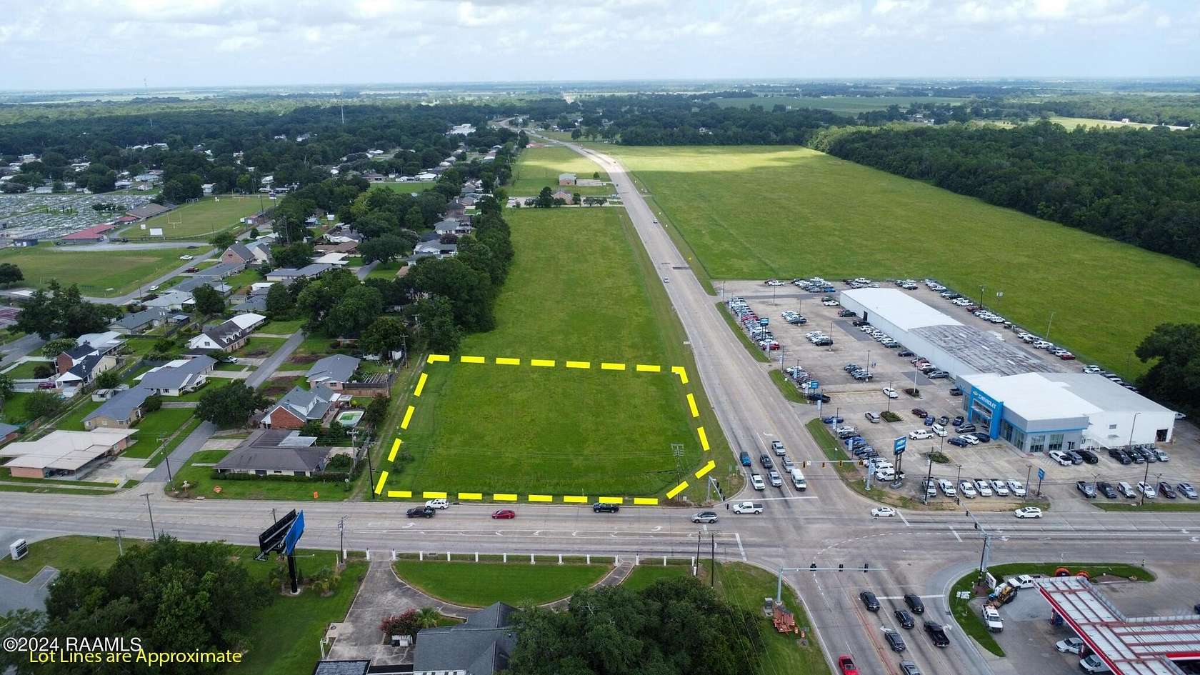 1.5 Acres of Commercial Land for Sale in Abbeville, Louisiana