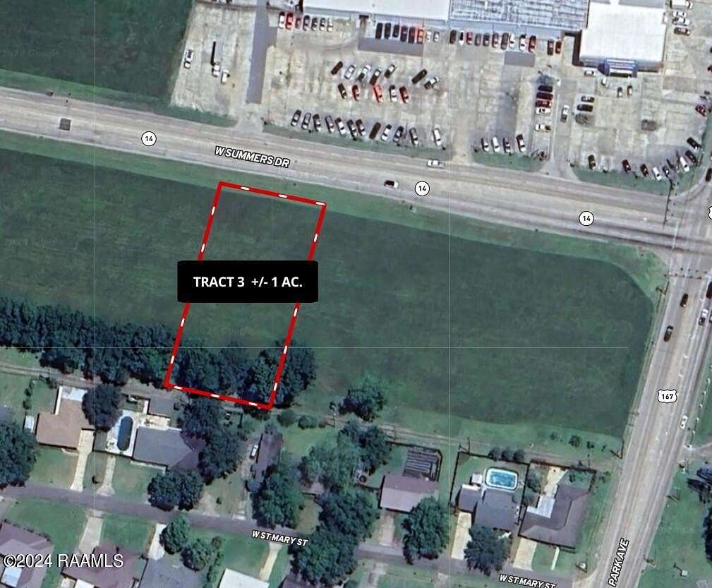 1 Acre of Commercial Land for Sale in Abbeville, Louisiana